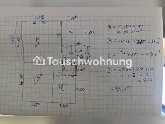 Wohnung zur Miete Tauschwohnung 666 € 2,5 Zimmer 63 m² 1. Geschoss Alsterdorf Hamburg 22089
