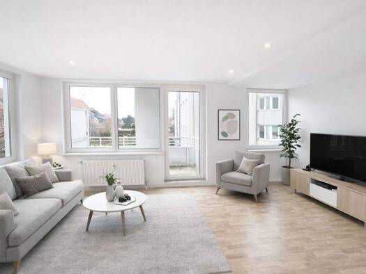 Wohnung zur Miete 650 € 4 Zimmer 73 m² Hauptstraße 43 B Negast Steinhagen 18442