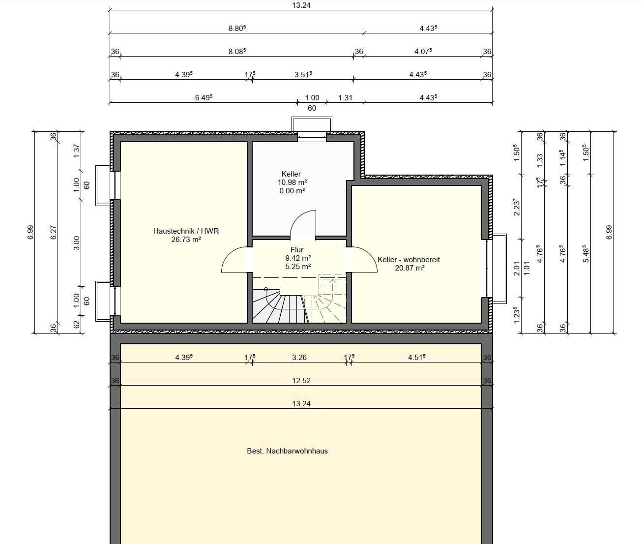 Doppelhaushälfte zum Kauf provisionsfrei 899.000 € 6 Zimmer 187,1 m²<br/>Wohnfläche 275 m²<br/>Grundstück Schriesheim Schriesheim 69198