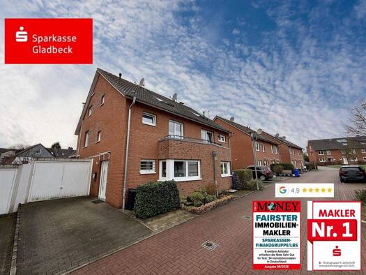 Doppelhaushälfte zum Kauf 470.000 € 4 Zimmer 126 m² 278 m² Grundstück Mitte Gladbeck 45964