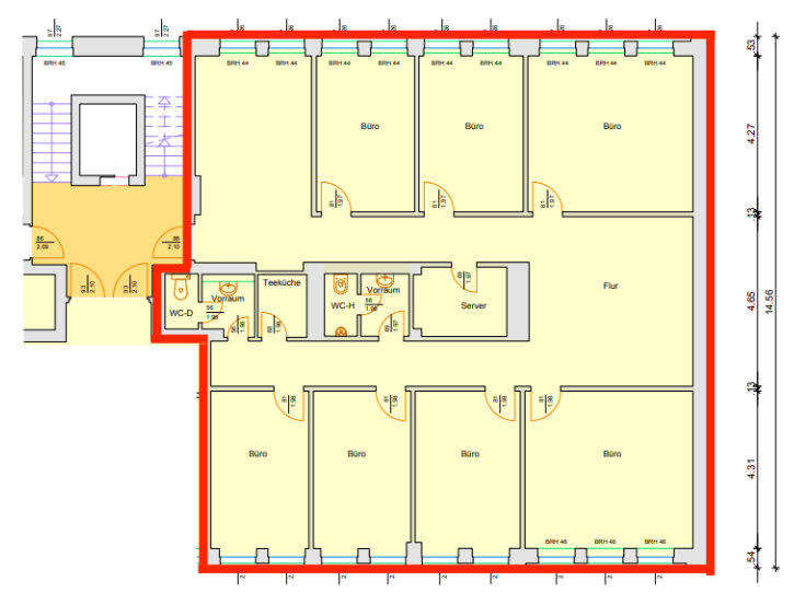 Bürofläche zur Miete provisionsfrei 10,50 € 188 m²<br/>Bürofläche Heerdt Düsseldorf 40549