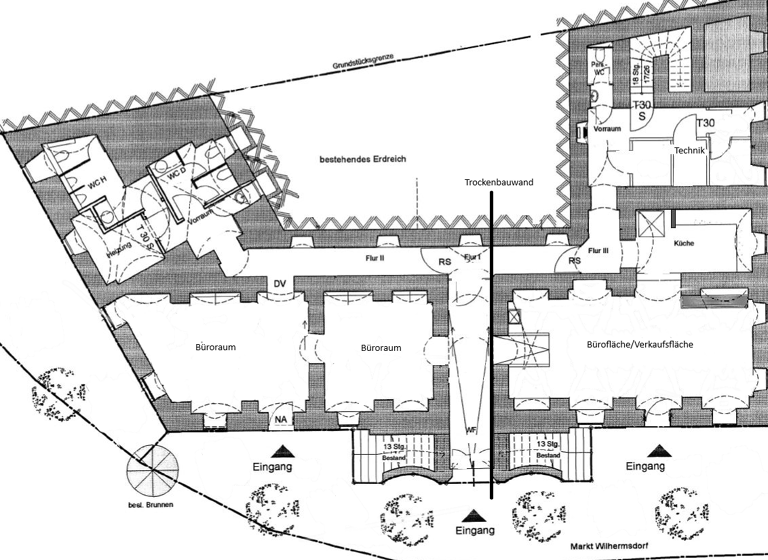Verkaufsfläche zur Miete 415 € 187,3 m² Verkaufsfläche Marktplatz 8 Wilhermsdorf 91452