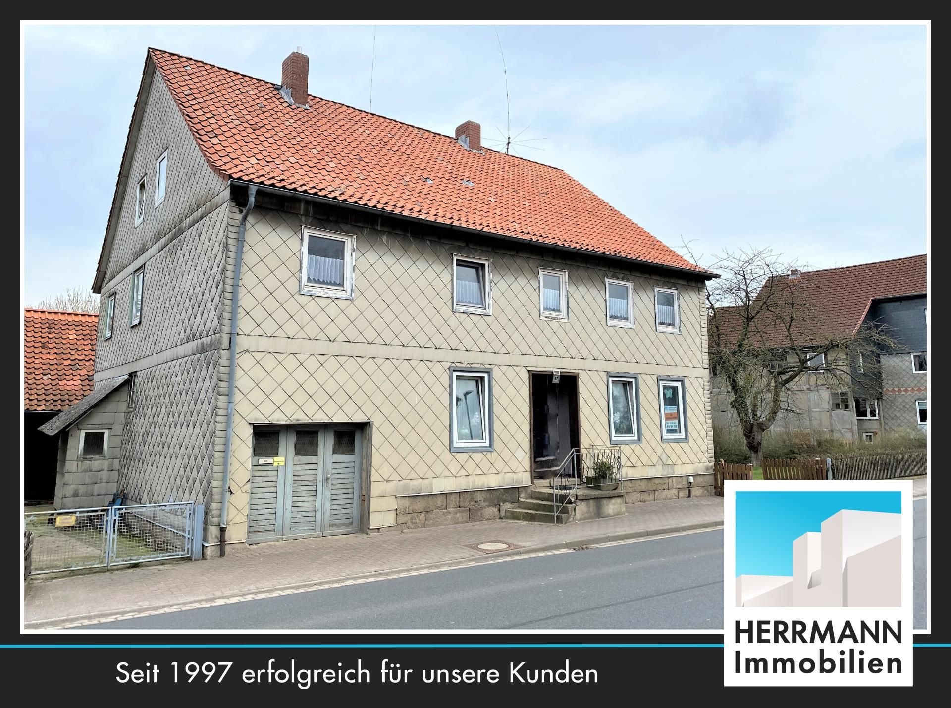 Mehrfamilienhaus zum Kauf 80.000 € 8 Zimmer 195 m²<br/>Wohnfläche 1.449 m²<br/>Grundstück ab sofort<br/>Verfügbarkeit Marienau Coppenbrügge 31863