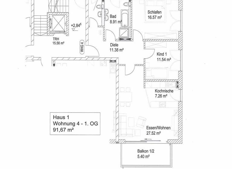 Wohnung zur Miete - Erstbezug 950 € 3 Zimmer 91 m² frei ab 01.05.2026 Adolf-von-Braunmühl-Staße 26 Abensberg 93326