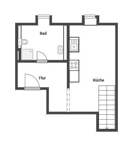 Wohnung zur Miete 480 € 2 Zimmer 72,6 m²<br/>Wohnfläche 3.<br/>Geschoss 01.04.2025<br/>Verfügbarkeit Obere Marktstraße 25 Hildburghausen Hildburghausen 98646