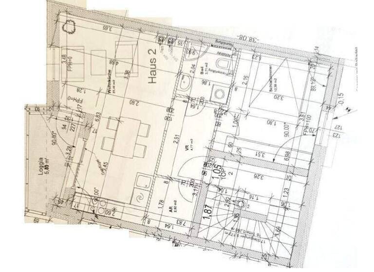 Wohnung zur Miete 735 € 2 Zimmer 47,3 m² 1. Geschoss Baden 2500