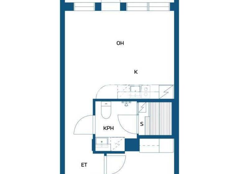 Wohnung zum Kauf 155.000 € 2 Zimmer 37,5 m² 2. Geschoss Kanavanranta 10 Kuopio 70840