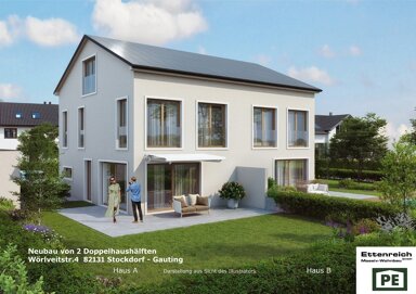 Doppelhaushälfte zum Kauf provisionsfrei 1.439.000 € 6 Zimmer 141 m² 298 m² Grundstück Wörlveitstraße 4 Stockdorf Gauting 82131