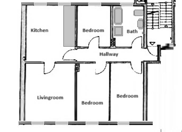 Wohnung zur Miete 1.700 € 4 Zimmer 107 m² 2. Geschoss Wiesbaden Wiesbaden / Wiesbaden Mitte 65185