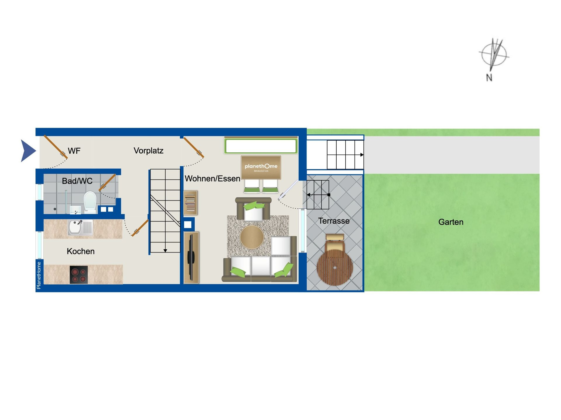 Reihenmittelhaus zum Kauf 225.000 € 4 Zimmer 64 m²<br/>Wohnfläche 139 m²<br/>Grundstück Memmingen Memmingen 87700