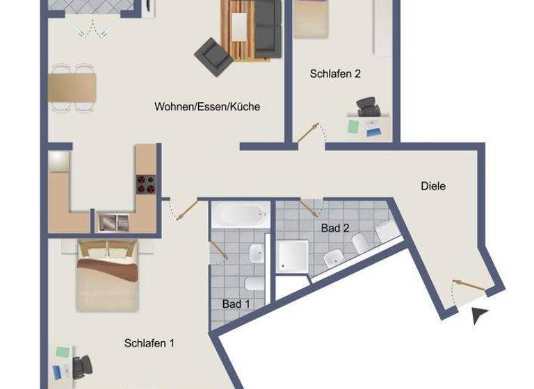 Wohnung zum Kauf 921.512 € 3 Zimmer 111 m² 3. Geschoss Mitte Berlin 10785
