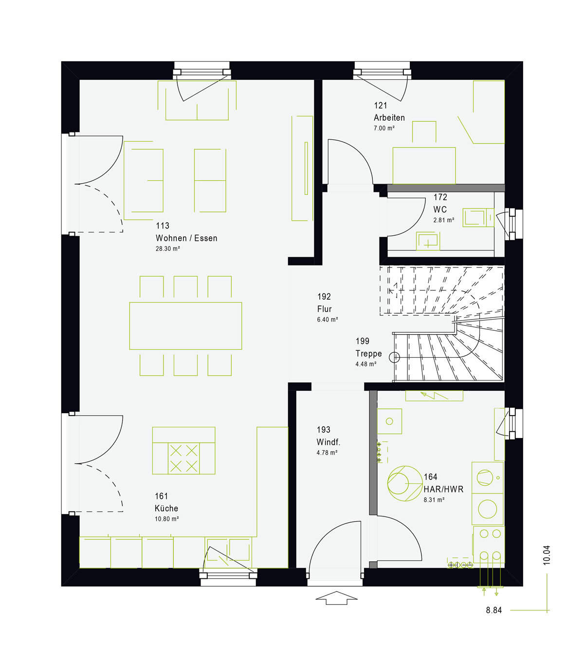 Einfamilienhaus zum Kauf 294.989 € 6 Zimmer 144,6 m²<br/>Wohnfläche 628 m²<br/>Grundstück Hornhausen Oschersleben 39387