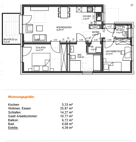 Wohnung zum Kauf provisionsfrei als Kapitalanlage geeignet 379.500 € 3 Zimmer 77 m²<br/>Wohnfläche Berliner Str.53 Bad Windsheim Bad Windsheim 91438