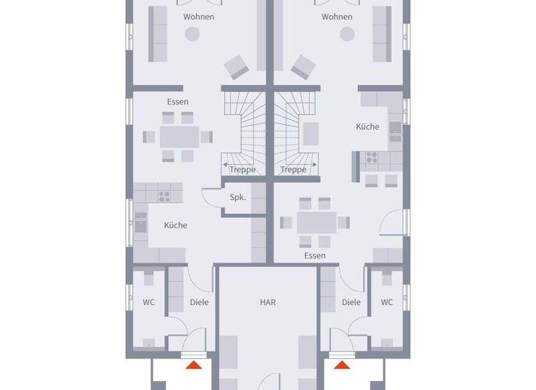 Mehrfamilienhaus zum Kauf 940.000 € 5 Zimmer 351 m² 819 m² Grundstück Obersprockhövel Sprockhövel 45549