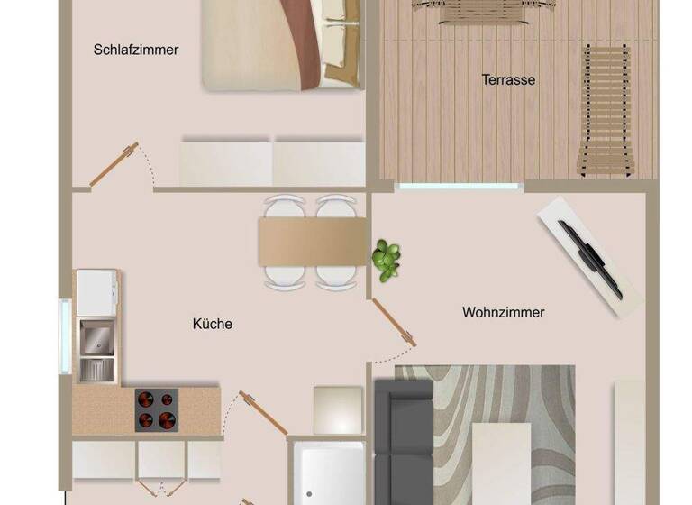 Wohnung zur Miete 800 € 2 Zimmer 40 m² EG frei ab 01.03.2026 Niendorf Hamburg 22459