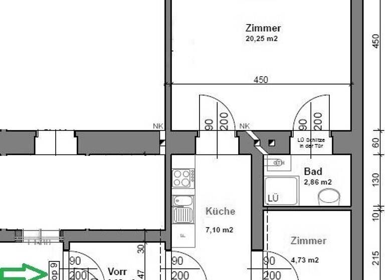 Wohnung zum Kauf 169.000 € 1,5 Zimmer 39,3 m² Wien 1160