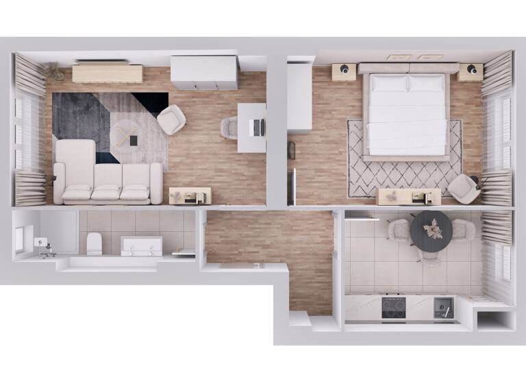 Wohnung zur Miete 1.897 € 2 Zimmer 60 m²<br/>Wohnfläche Dachgeschoss<br/>Geschoss Framstraße 5 Neukölln Berlin 12047