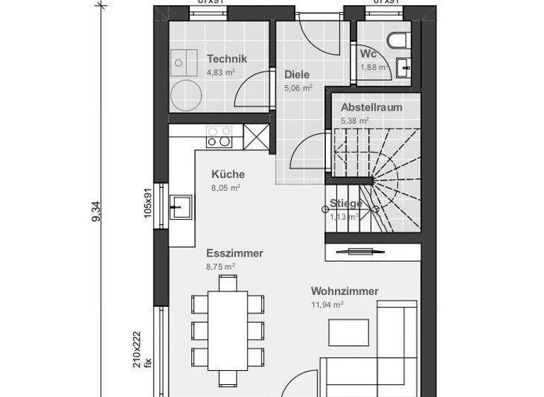 Einfamilienhaus zum Kauf 609.761 € 4 Zimmer 93 m² 240 m² Grundstück Außerböden 1 Bartholomäberg 6781