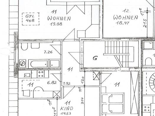 Wohnung zur Miete 490 € 3 Zimmer 74 m² 2. Geschoss frei ab 01.11.2026 Junkersstraße 16 Merseburg Merseburg 06217