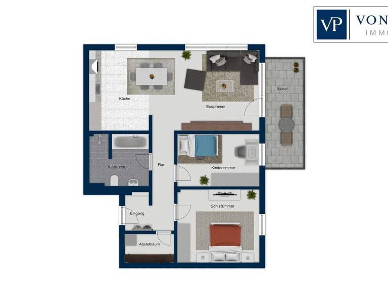 Wohnung zum Kauf 295.000 € 3 Zimmer 77 m² 1. Geschoss Lengede 38268