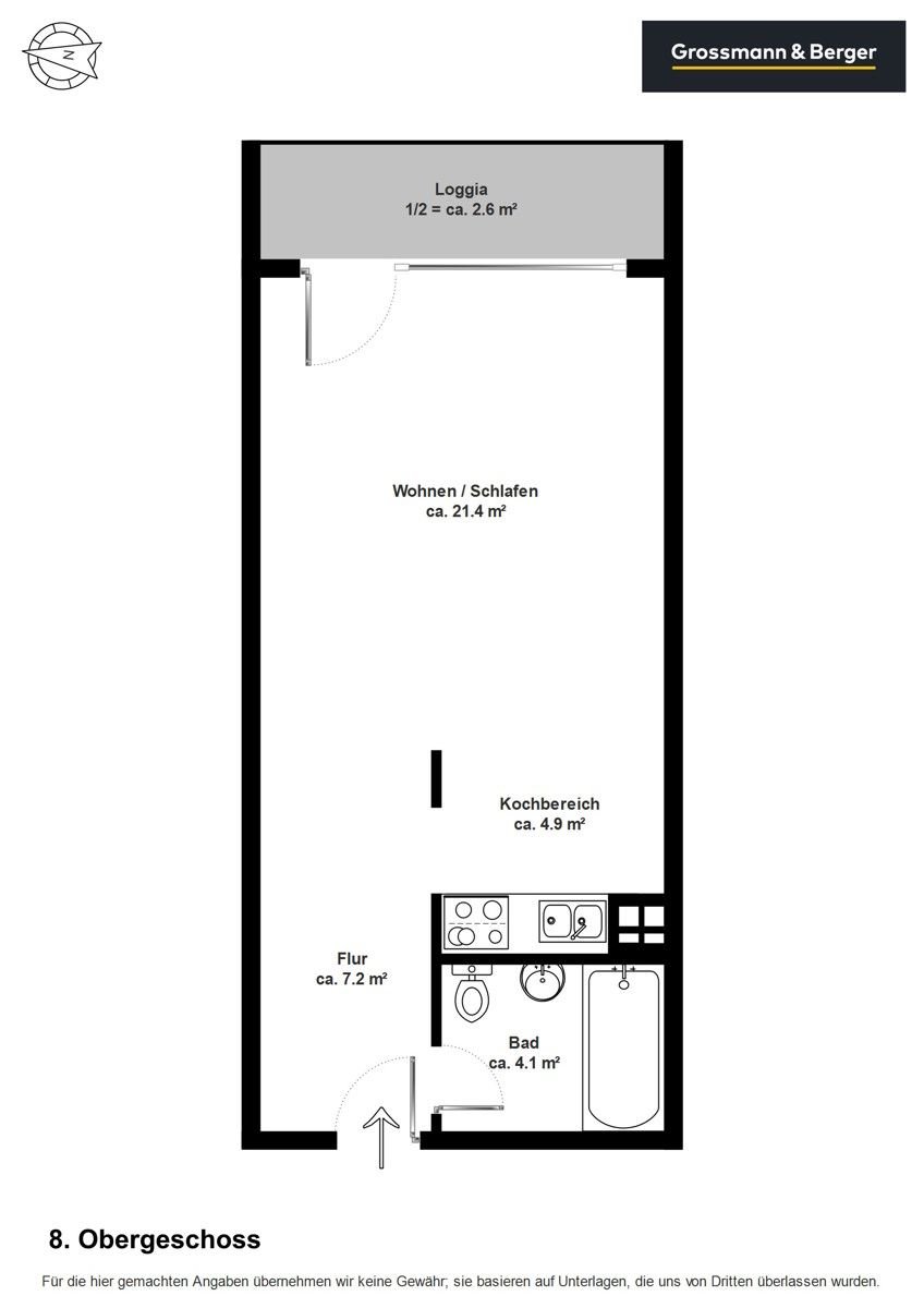 Wohnung zum Kauf 395.000 € 1 Zimmer 41 m²<br/>Wohnfläche 8.<br/>Geschoss Westerland Westerland 25980