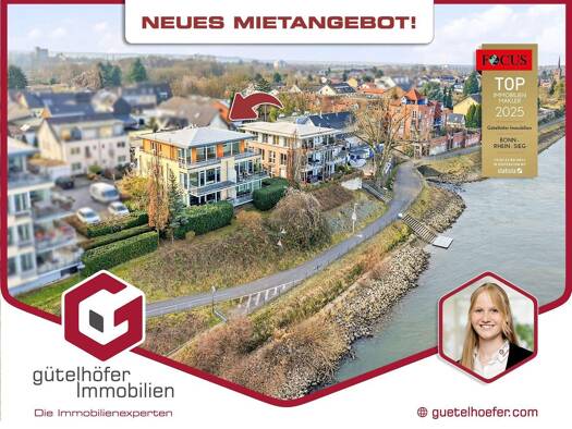 Penthouse zur Miete 1.990 € 3 Zimmer 126 m² Graurheindorf Bonn / Graurheindorf 53117