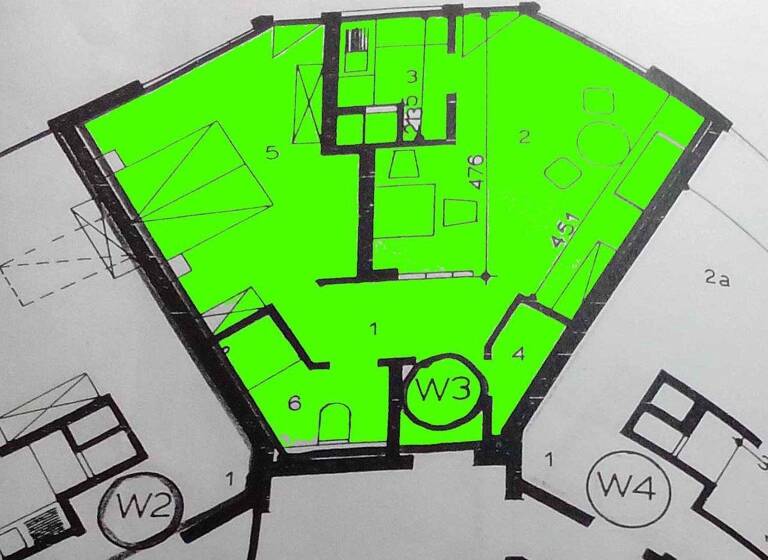 Wohnung zur Miete 480 € 2 Zimmer 49 m² EG frei ab 01.05.2026 Konrad-Adenauer Str. 8 Stadtmitte Herten 45699