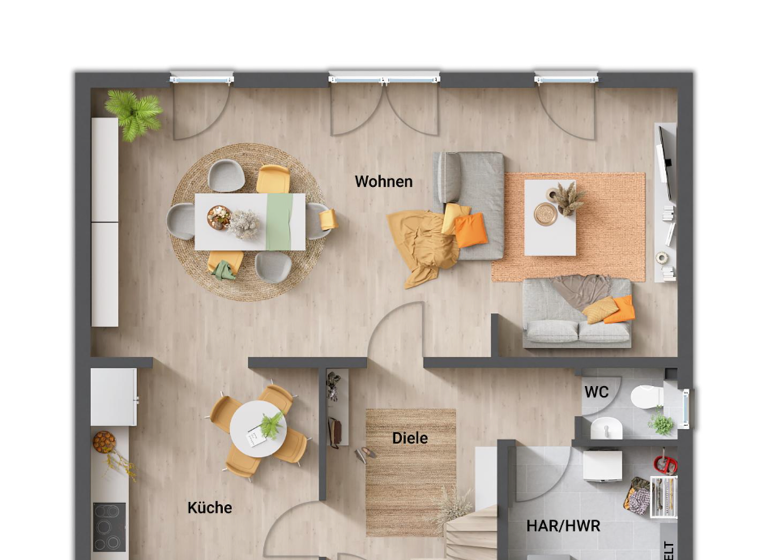 Einfamilienhaus zum Kauf - Erstbezug provisionsfrei 294.900 € 5 Zimmer 135,7 m² 516 m² Grundstück frei ab 01.05.2027 Unteroberndorf Breitengüßbach 96149