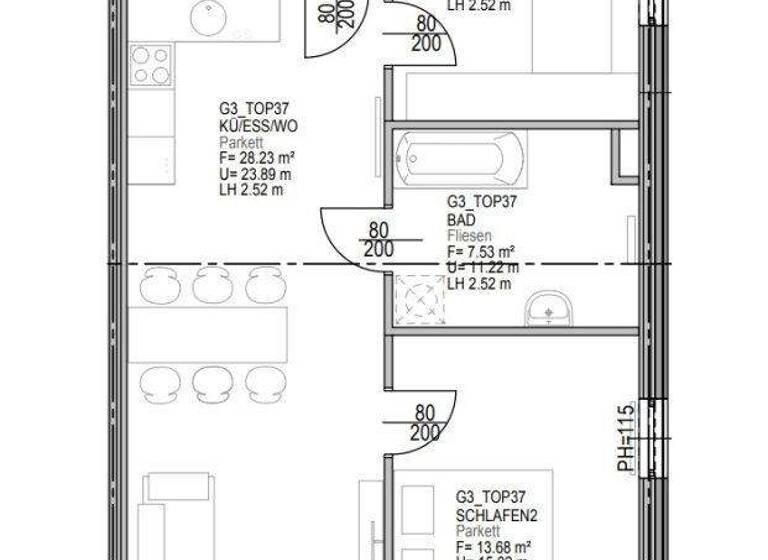 Wohnung zur Miete 878 € 3 Zimmer 67,8 m² 3. Geschoss Alte Poststraße 83-85 Lend Graz 8020