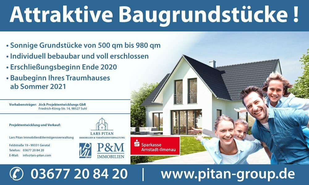 Grundstück zum Kauf 55.428 € 596 m²<br/>Grundstück ab sofort<br/>Verfügbarkeit Geratal 99331