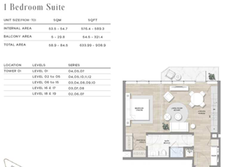 Wohnung zum Kauf - Erstbezug provisionsfrei 376.900 € 2 Zimmer 94 m² SKAI Ras Al Khaima Ra's al-Chaima 00000