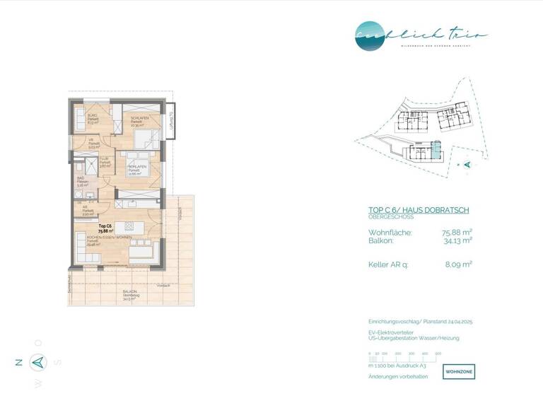 Wohnung zum Kauf - Erstbezug 693.000 € 3 Zimmer 75,9 m² Egg am Faaker See 9580
