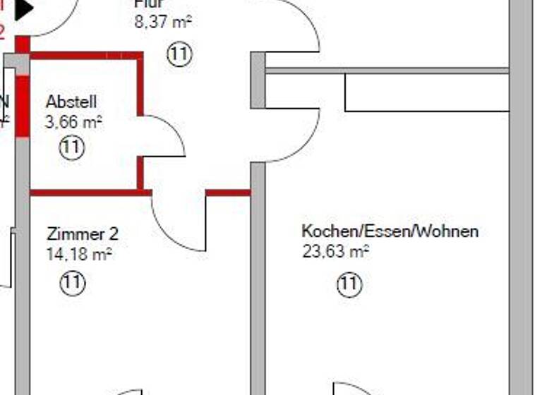 Wohnung zum Kauf 329.000 € 3 Zimmer 77 m² 2. Geschoss frei ab 01.07.2026 Gartenstadt Mannheim 68305