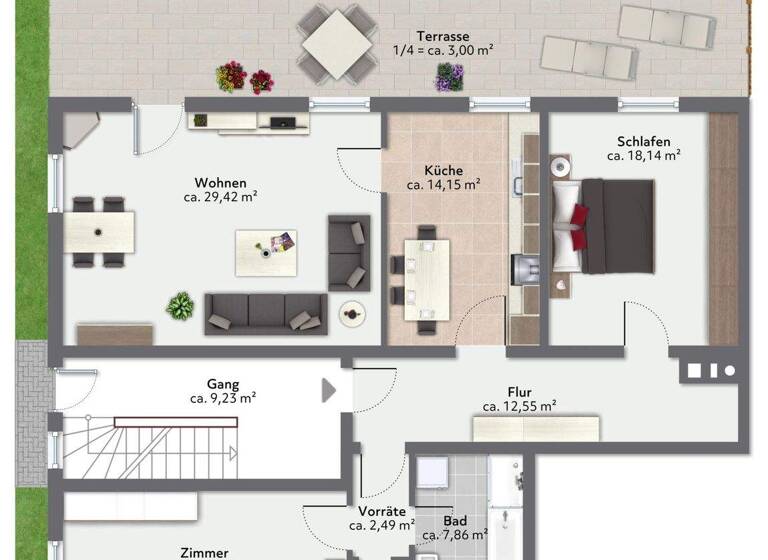 Wohnung zum Kauf 320.000 € 3 Zimmer 106 m² Unterwössen 83246