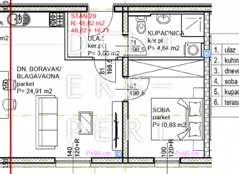 Wohnung zum Kauf 173.655 € 2 Zimmer 65 m² 3. Geschoss Sesvete 10000
