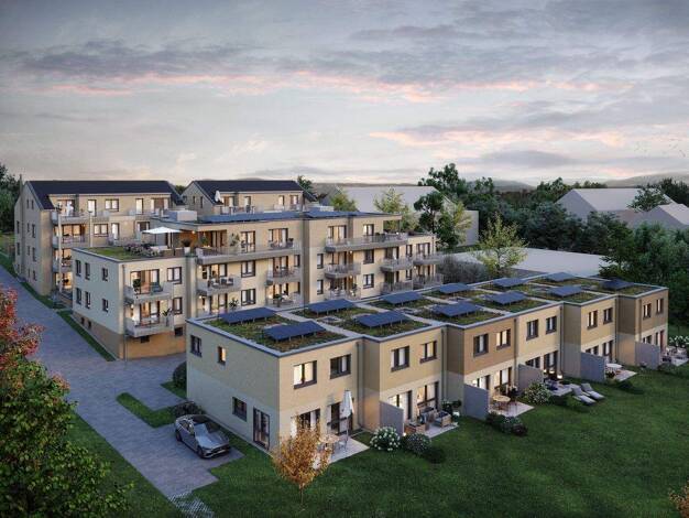 Wohnung zum Kauf - Neubau provisionsfrei 521.900 € 4 Zimmer 88,5 m² 1. Geschoss Schwaikheimer Straße 29 Winnenden Winnenden 71364