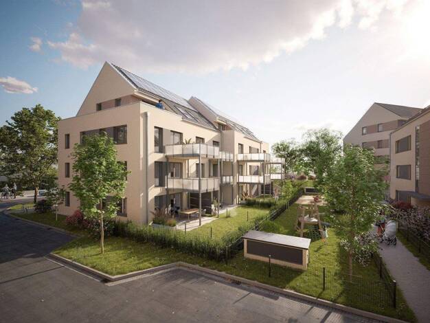 Wohnung zum Kauf - Neubau provisionsfrei 661.432 € 4 Zimmer 102,8 m² 2. Geschoss frei ab sofort Volkacher Straße Großgründlach Nürnberg 90427