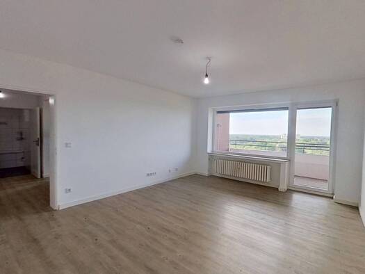 Wohnung zur Miete 502 € 2 Zimmer 55,8 m² 12. Geschoss frei ab sofort Schaluppenweg 9 Buntekuh Lübeck 23558