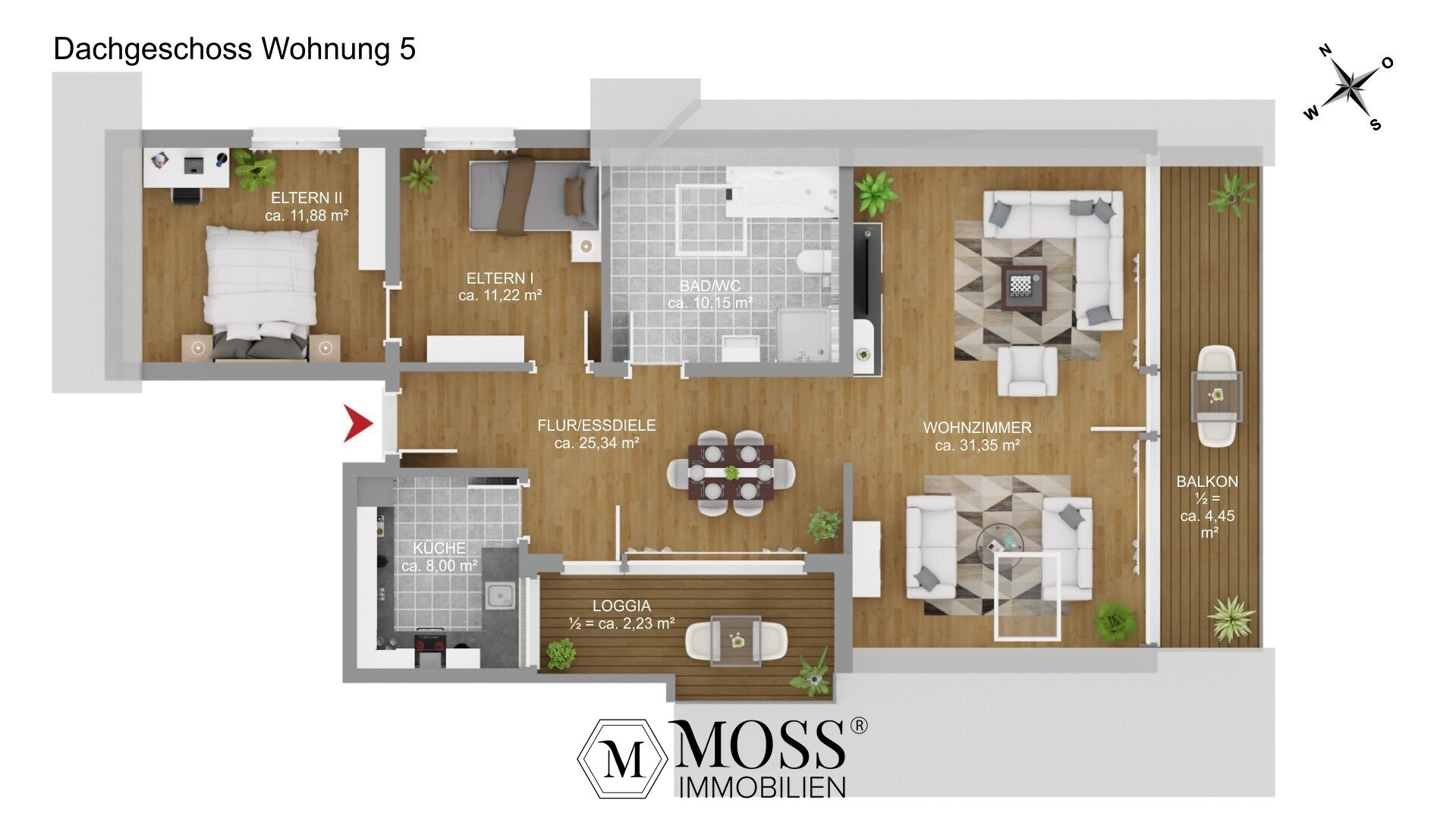 Wohnung zum Kauf 365.000 € 3 Zimmer 100 m²<br/>Wohnfläche 1.<br/>Geschoss Tunsel Bad Krozingen 79189