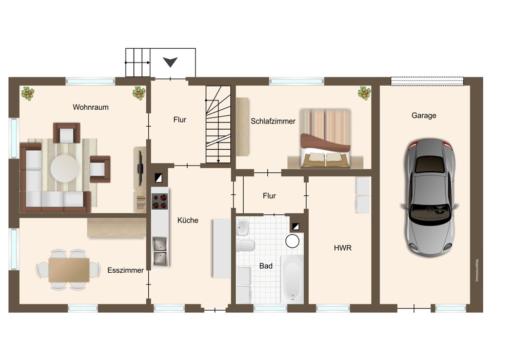 Einfamilienhaus zum Kauf 298.000 € 8 Zimmer 176 m²<br/>Wohnfläche 528 m²<br/>Grundstück Obersasbach Obersasbach 77880