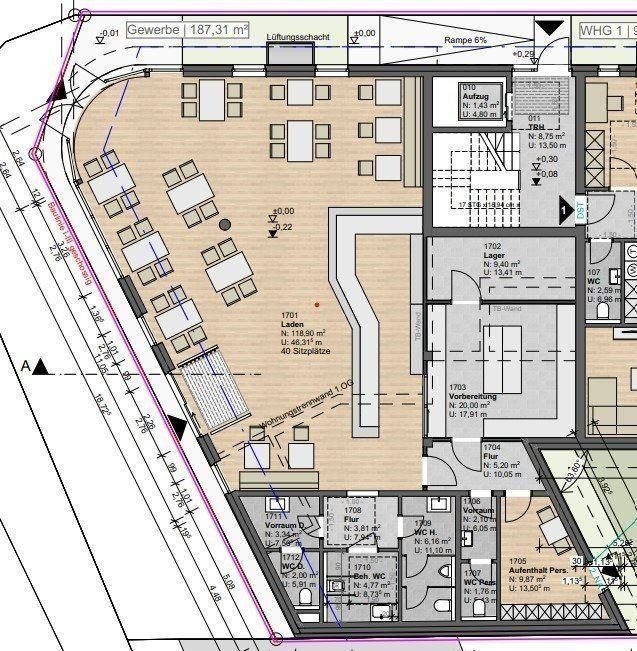 Bürofläche zur Miete provisionsfrei 187 m²<br/>Bürofläche Hafenstr. 19 Neustadt Meppen 49716