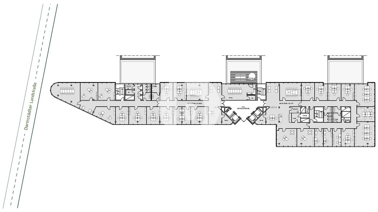 Bürofläche zur Miete provisionsfrei 14,50 € 667 m²<br/>Bürofläche ab 667 m²<br/>Teilbarkeit Sachsenhausen - Nord Frankfurt am Main 60598