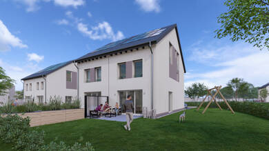 Doppelhaushälfte zum Kauf - Neubau 649.900 € 5,5 Zimmer 122 m² 304 m² Grundstück Stadtmitte Schwabach 91126
