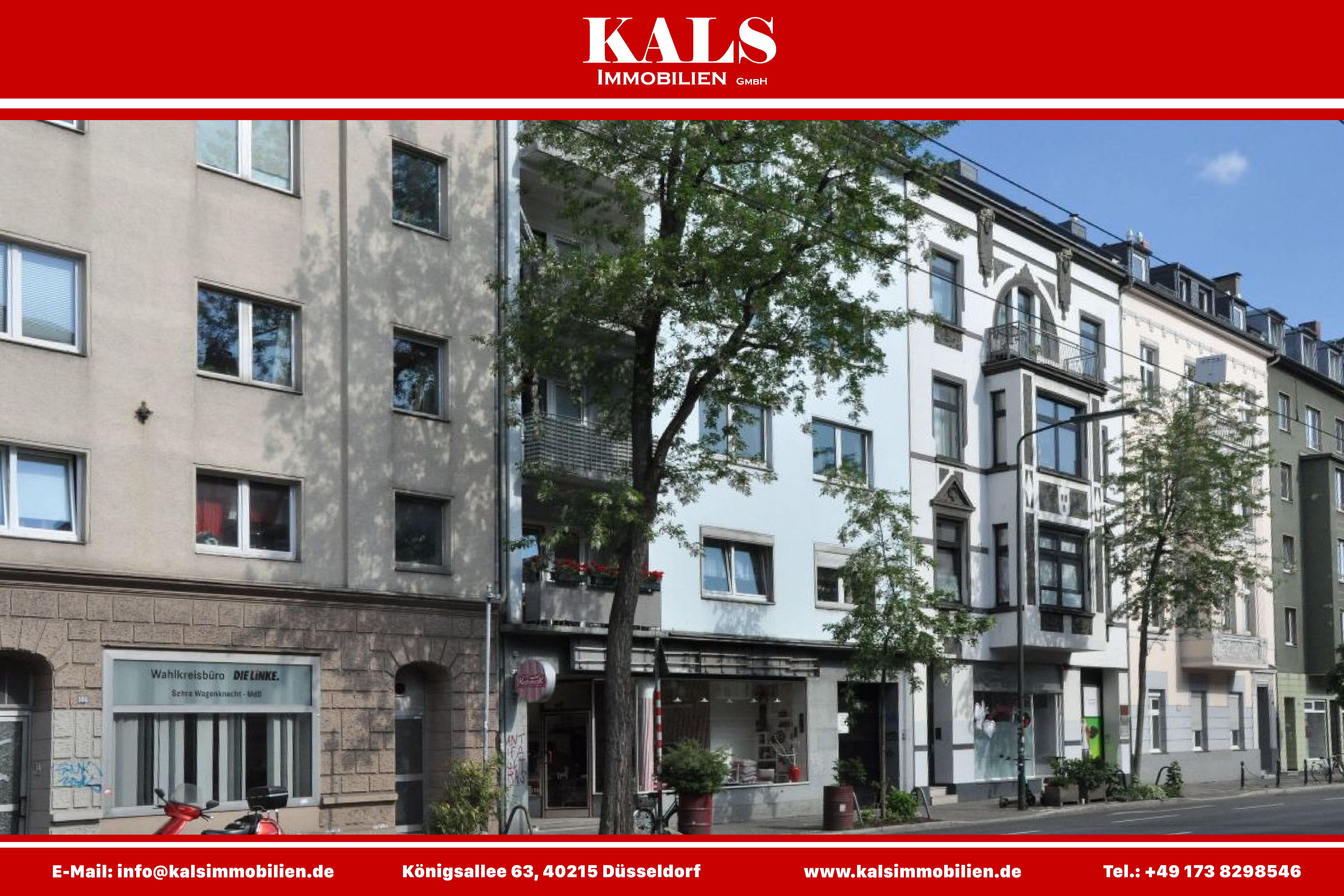 Wohnung zum Kauf 369.000 € 3 Zimmer 75 m²<br/>Wohnfläche 3.<br/>Geschoss Friedrichstadt Düsseldorf 40215