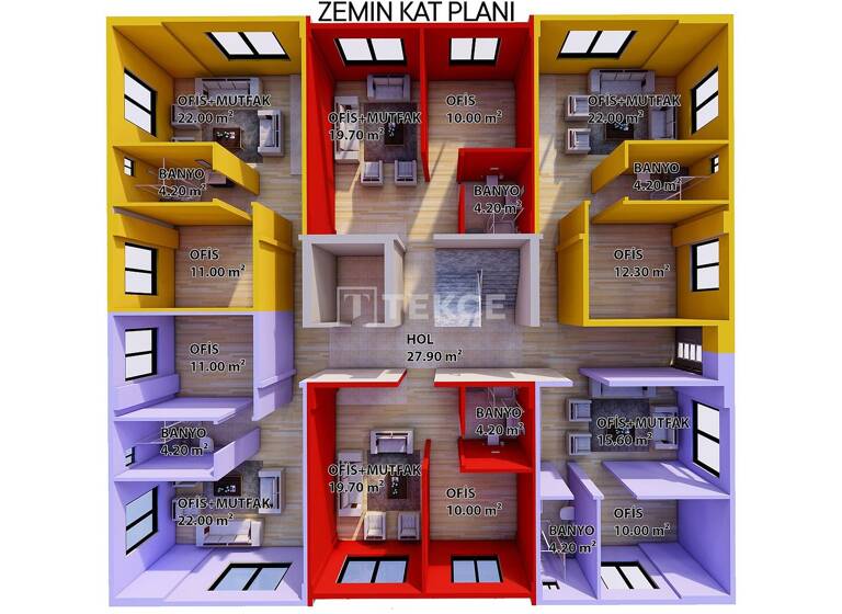 Studio zum Kauf 83.500 € 2 Zimmer 50 m² 1. Geschoss Yalova 77600