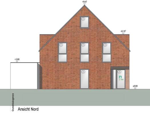 Reihenmittelhaus zum Kauf - Erstbezug provisionsfrei 396.900 € 4 Zimmer 101 m² Weseke Borken 46325