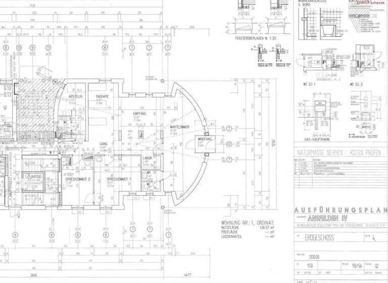 Praxisfläche zur Miete 9,81 € 125,1 m² Bürofläche Haid 4053