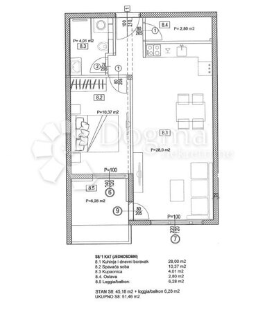 Wohnung zum Kauf 2 Zimmer 51 m² 1. Geschoss Seget 21220