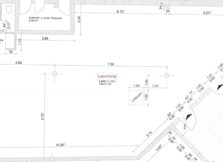 Laden zur Miete 1.184 € Fleischervorstadt Greifswald 17489