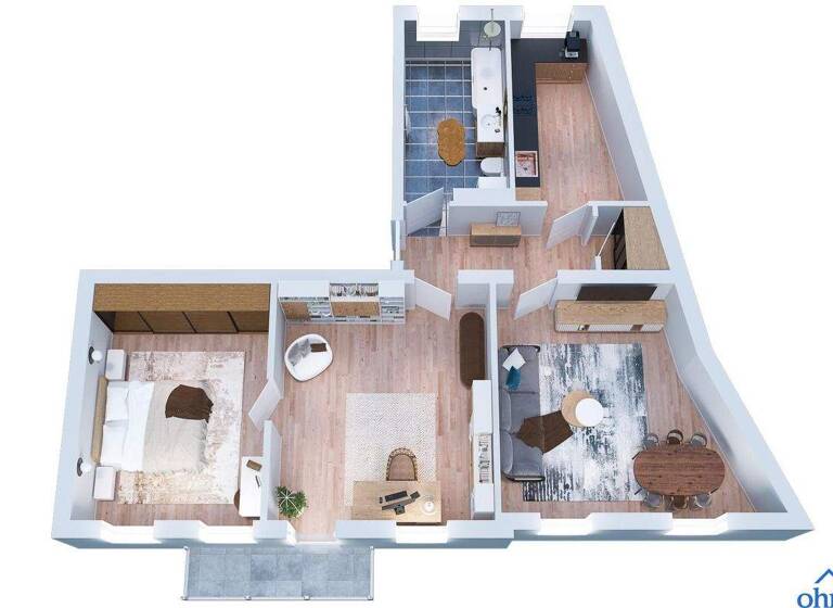 Wohnung zur Miete 800 € 3 Zimmer 107 m² 1. Geschoss Perleberg 19348